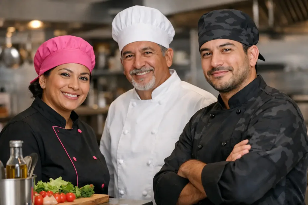 Gorros de cocina personalizados para tu equipo