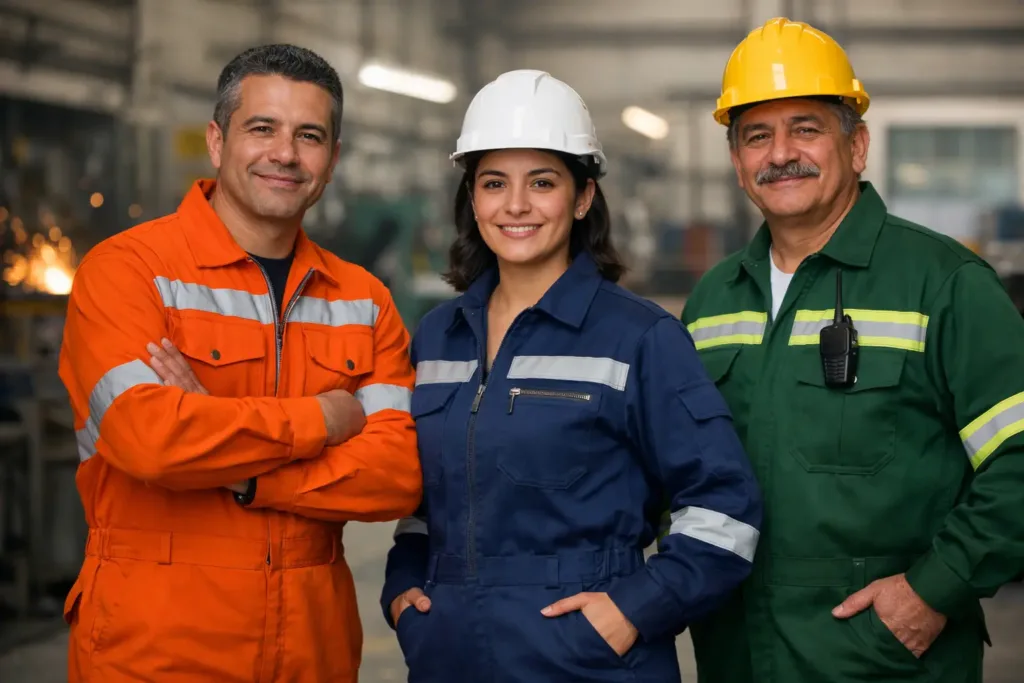Overoles industriales personalizados para tu equipo