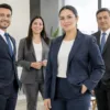 Uniformes ejecutivos que proyectan confianza